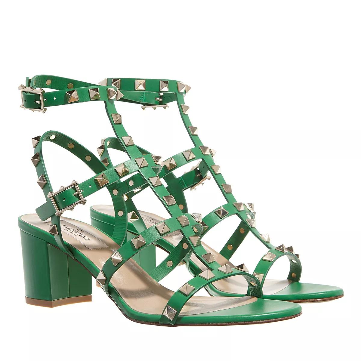 Valentino green hot sale sandals