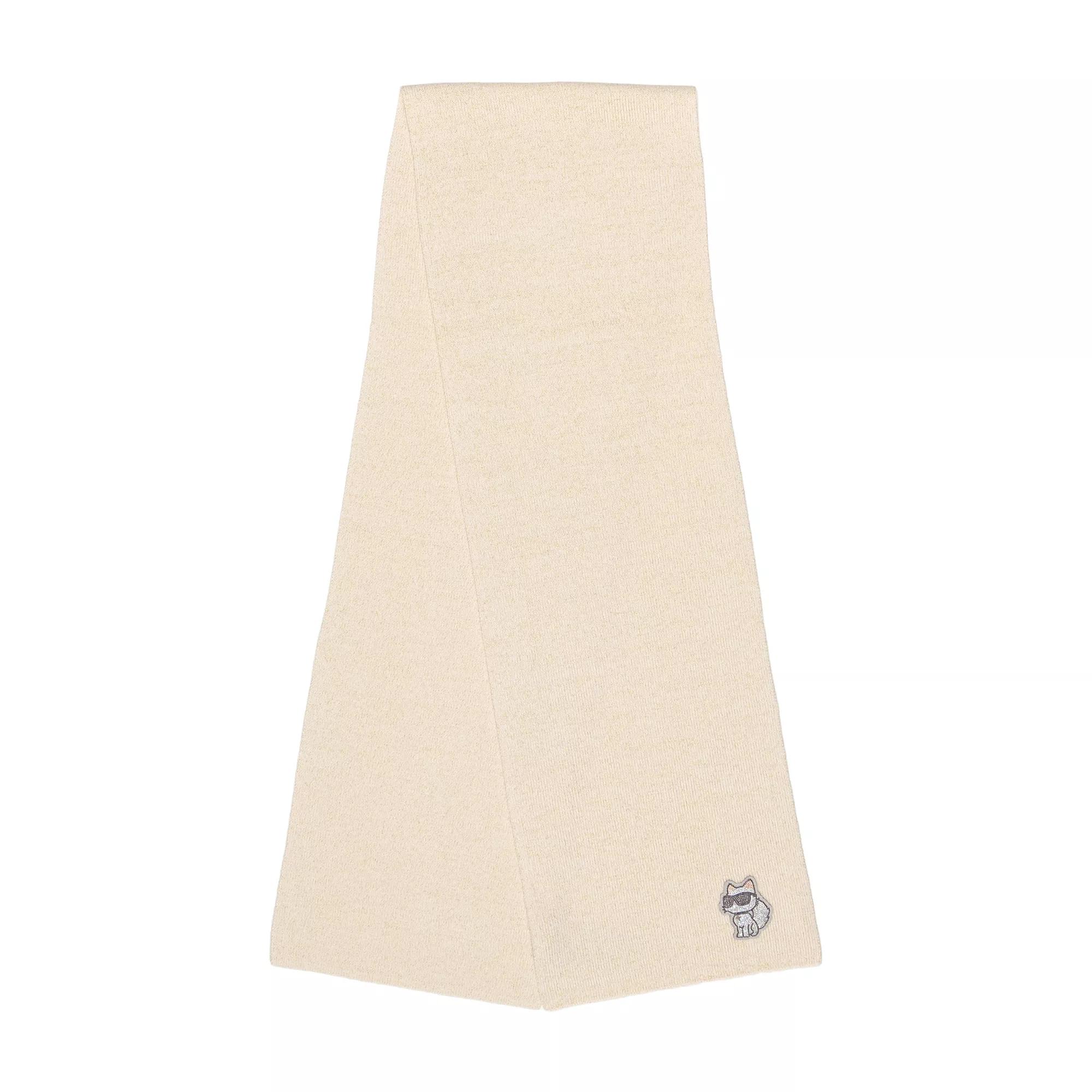 Karl Lagerfeld Tücher & Schals - K/Ikonik 2.0 Choup Lur Scarf - Gr. unisize - in Creme - für Damen