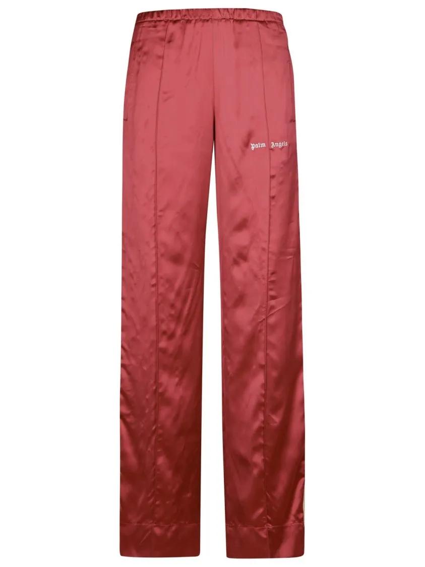 Palm Angels - Jogger Red Viscose Pants - Größe S - rot