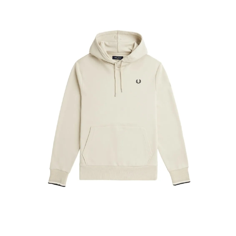 Fred Perry  Cotton/Polyester Blend Hoodie Neutrals