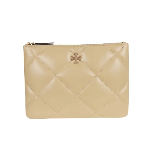 Tory Burch Clutch Nude Kira Pave Logo Diamond Quilt Clutch Neutrals