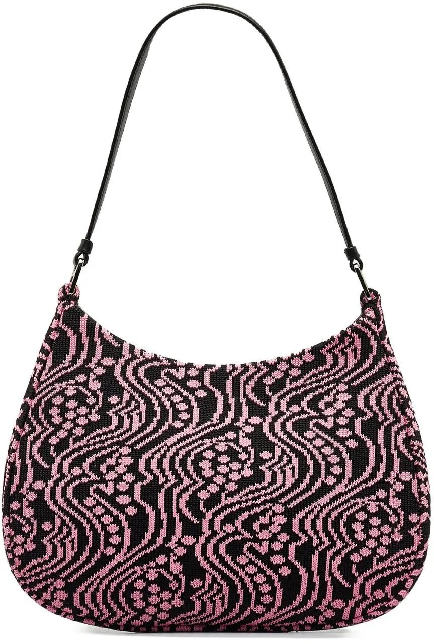 Thumbnail - Prada Hobo Bags - 2020-2021 Maglia Jacquard Knit Cleo Bag - Gr. unisize - in Gold - für Damen