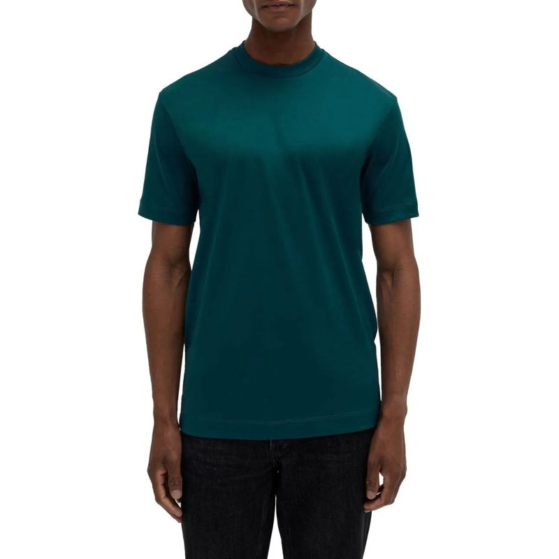 VALENZA T-Shirt Interlock Supima T-Shirt PetroL grün