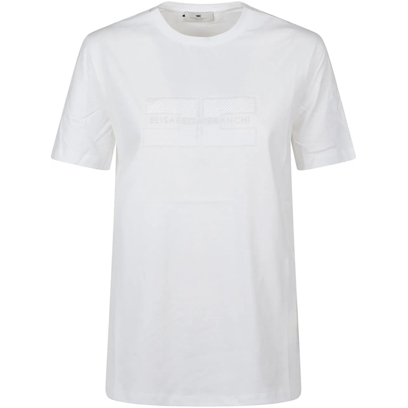 Elisabetta Franchi T-Shirt T-shirt White weiß