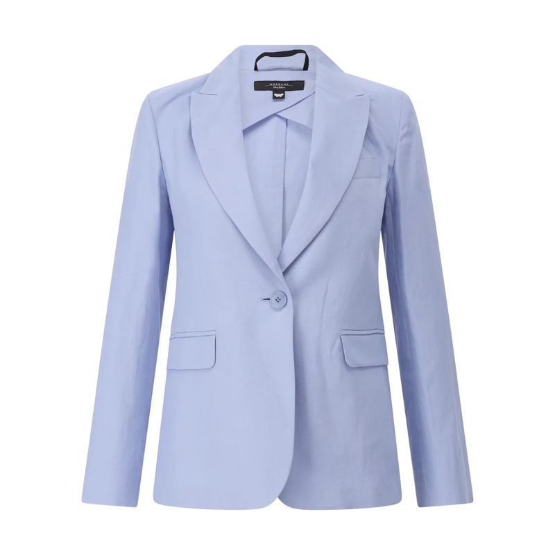 WEEKEND Max Mara Blazer Taillierter Blazer Quito Hellblau