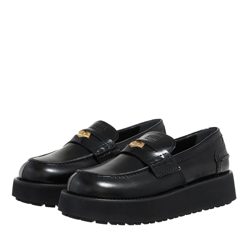 Miu Miu Loafer Pennyloafer Plateau Black