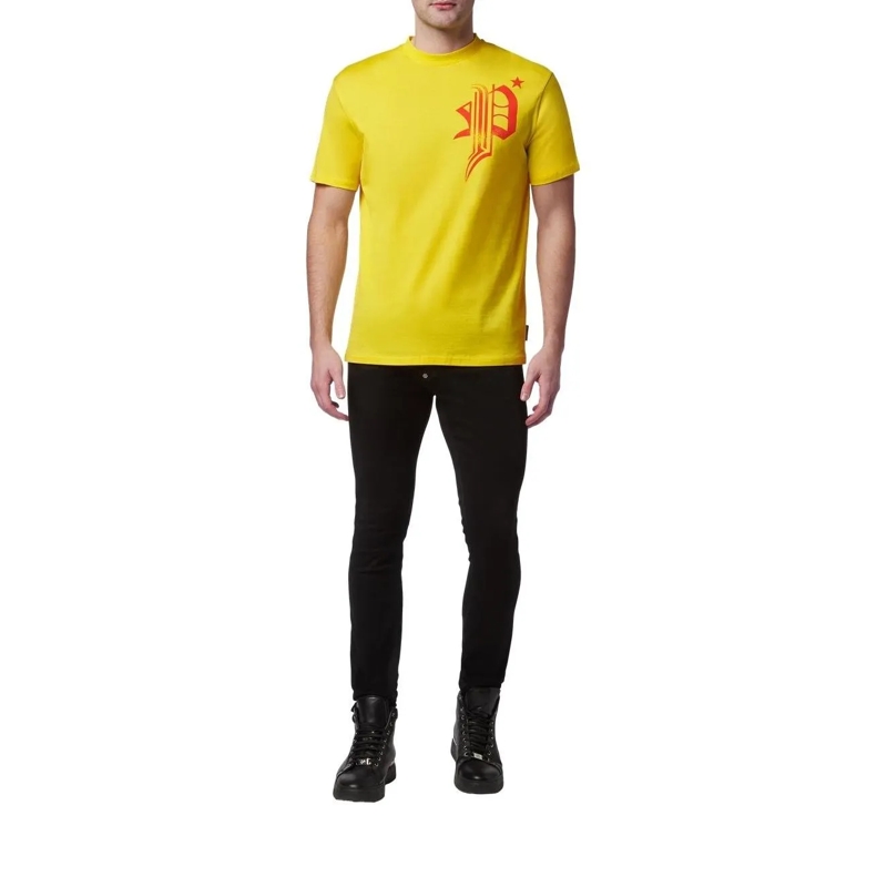 Philipp Plein T-Shirt T-Shirt Skull gelb(Image 3)
