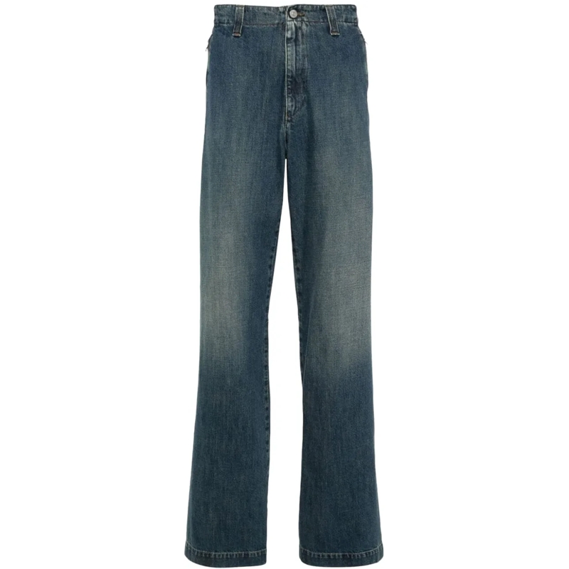 MM6 Maison Margiela Jeans mit geradem Bein Jeans Blue blau