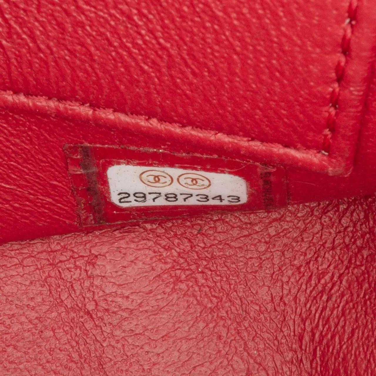 Chanel Totes & shoppers Small Lambskin Trendy CC Bowling in rood