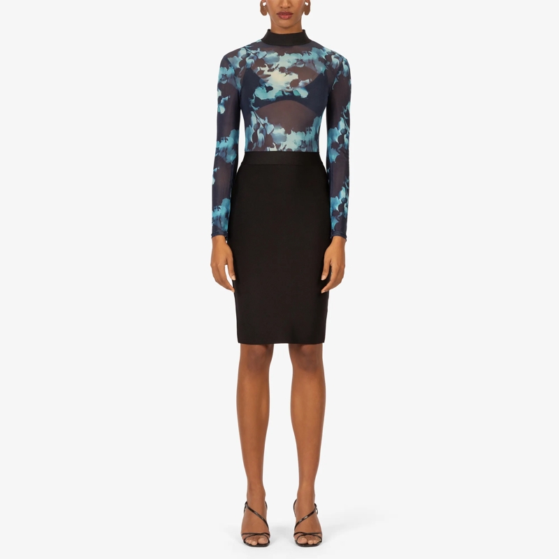 Kraimod Midikleid Bandagekleid blau(Image 10)