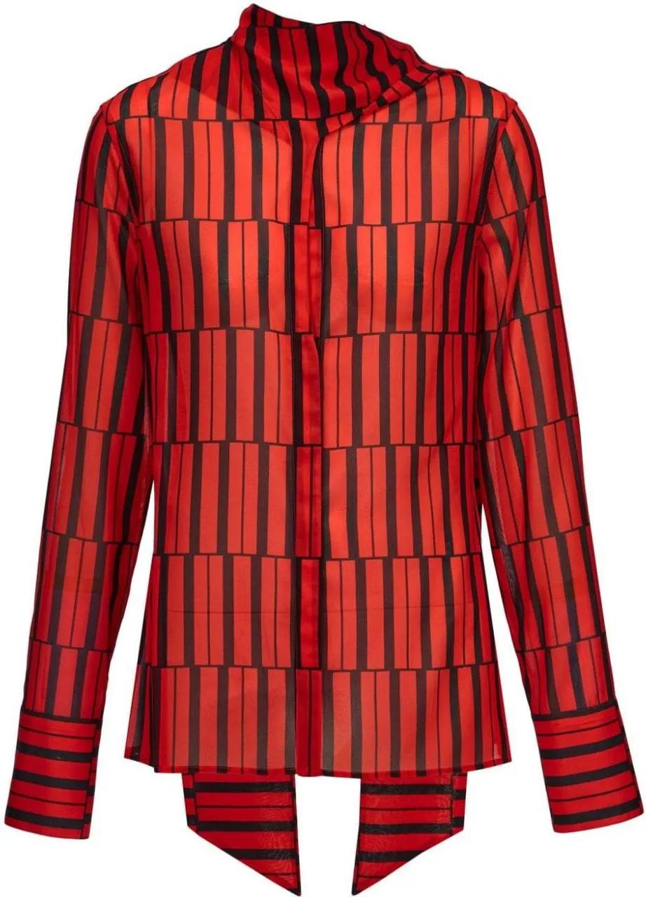 Salvatore Ferragamo - Top Red - Größe 38 - rot