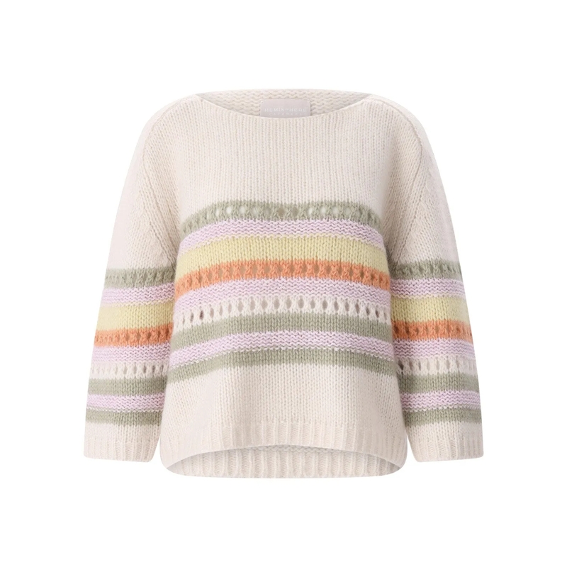 Hemisphere Pullover Pullover aus Kaschmirmix weiß