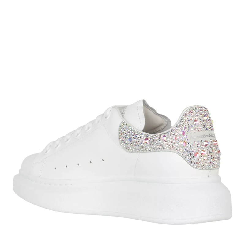Alexander McQueen Low-Top-Sneaker Oversize Sneaker Strass weiß(Image 2)