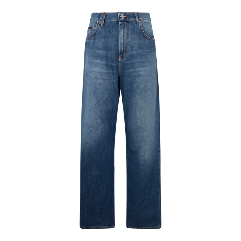 Philipp Plein Jeans Beach Boy Fit Jeans Basic blau