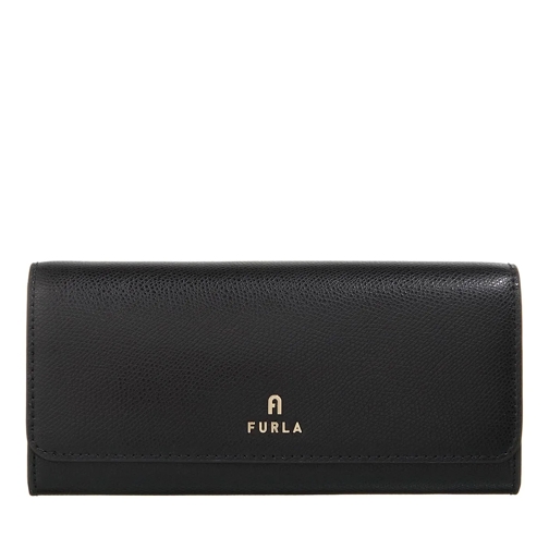 Furla Furla Camelia Continental Wallet Slim Nero Portemonnaie mit Überschlag