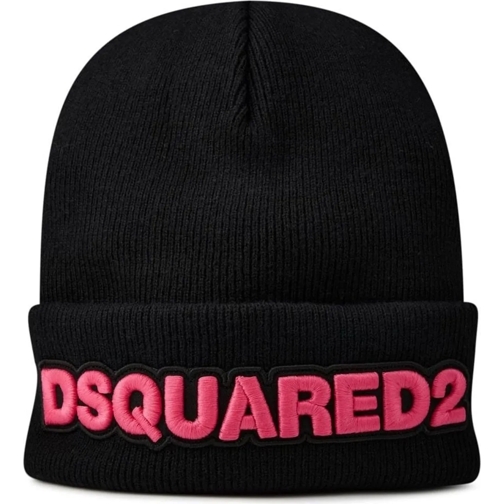 Dsquared2  Logo Wool Beanie schwarz