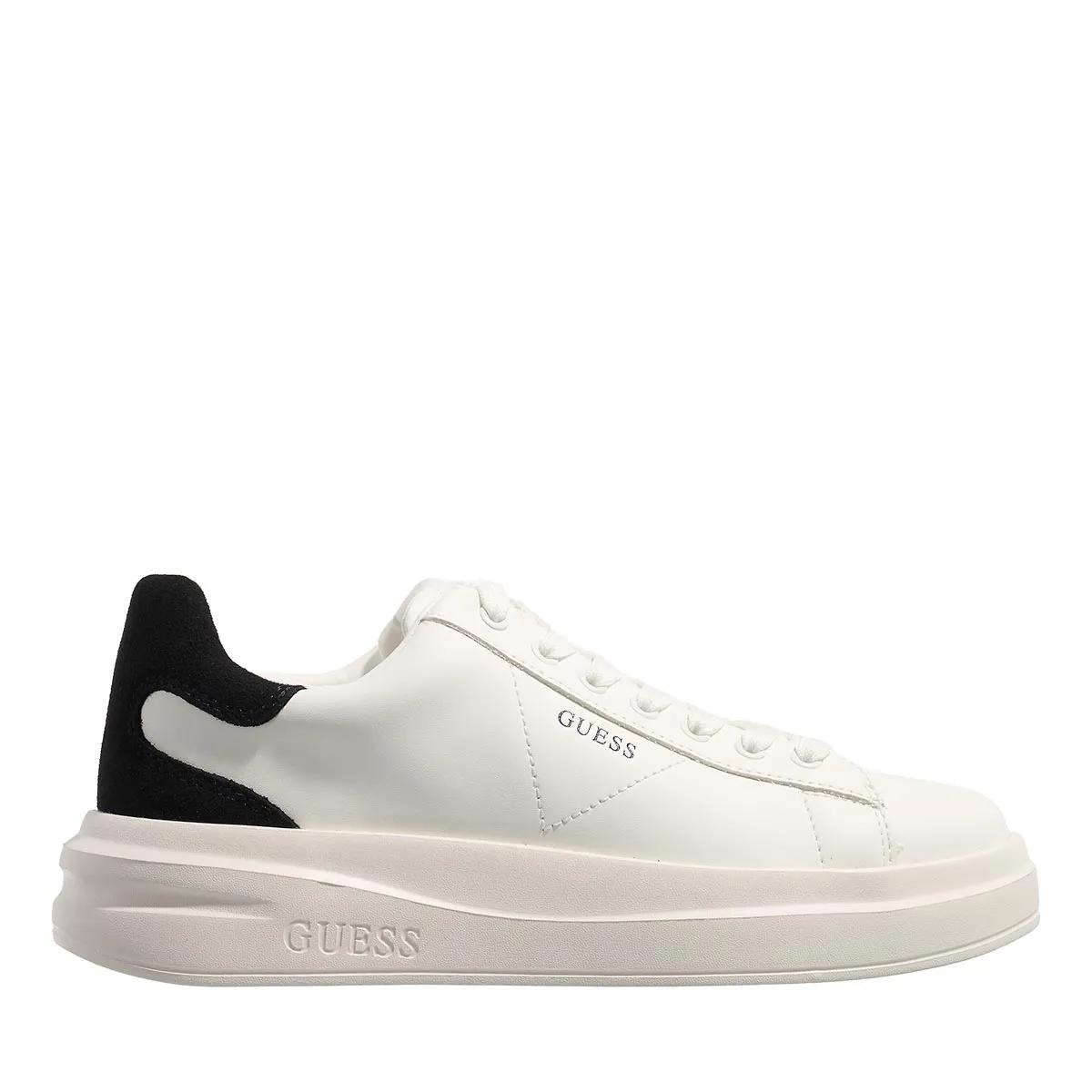 Guess Women's White Low-Top Sneakers - Elbina - Low-Top Sneakers For Size 4 (Uk)