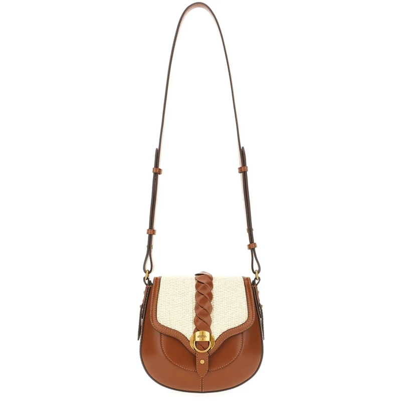 Isabel Marant Schultertasche Isabel Marant Brown leather small Altay shoulder b braun