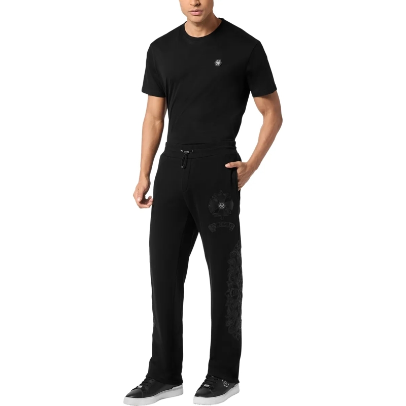 Philipp Plein Jogginghose Jogging Trousers Chrome schwarz(Image 4)