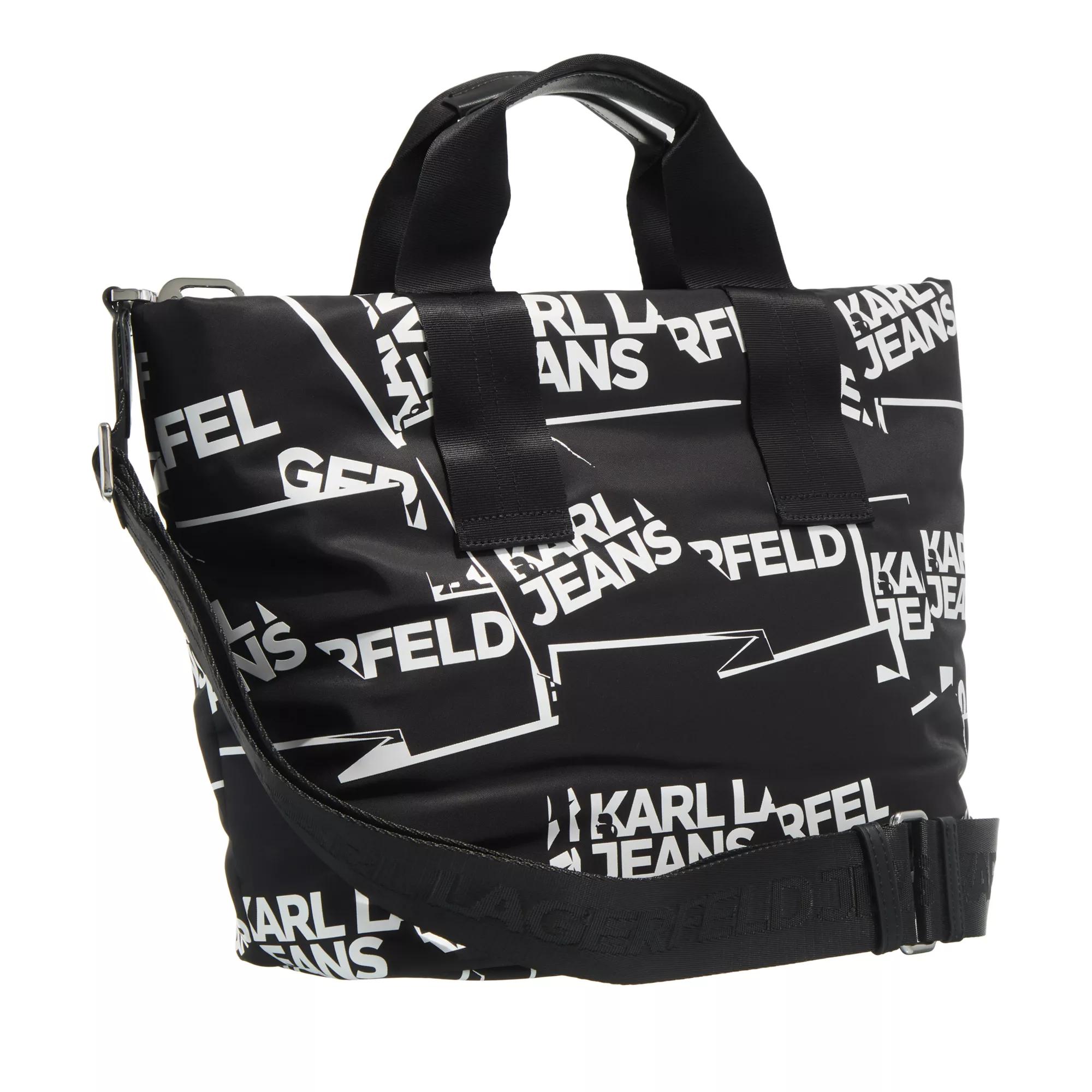 Karl Lagerfeld Jeans Crossbody bags Folded Logo Tote in wit