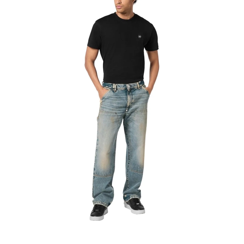 Philipp Plein Jeans Brechen Sie aus Ihrer üblichen Routine aus und wäh jeansblau(Image 2)