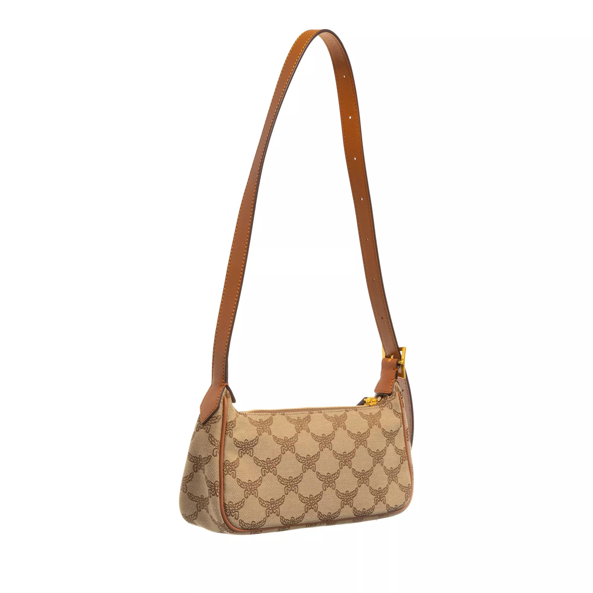 MCM Pochettes Himmel Fbr Shoulder Bag Small in beige