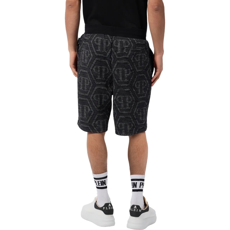 Philipp Plein Shorts Jacquard Shorts Monogram schwarz(Image 2)