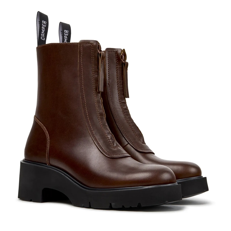 Camper Stiefel Unser Milah kombiniert eine robuste Sohle mit eine mittel-braun(Image 2)