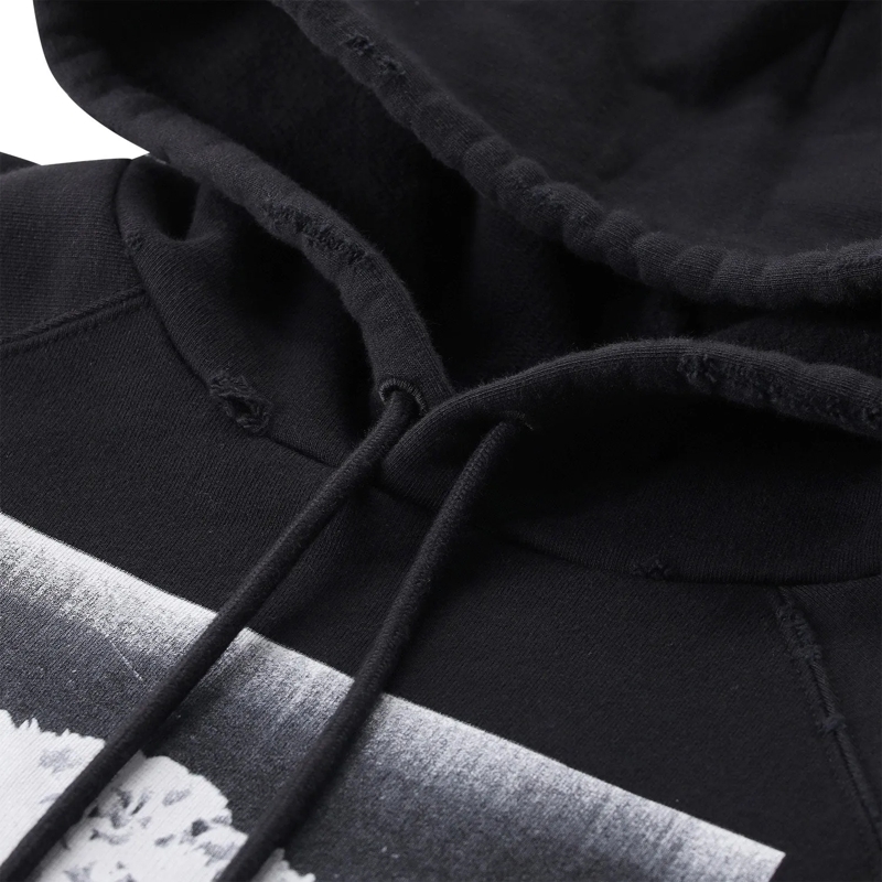 Balenciaga  Hoodie aus Baumwolle schwarz(Image 4)