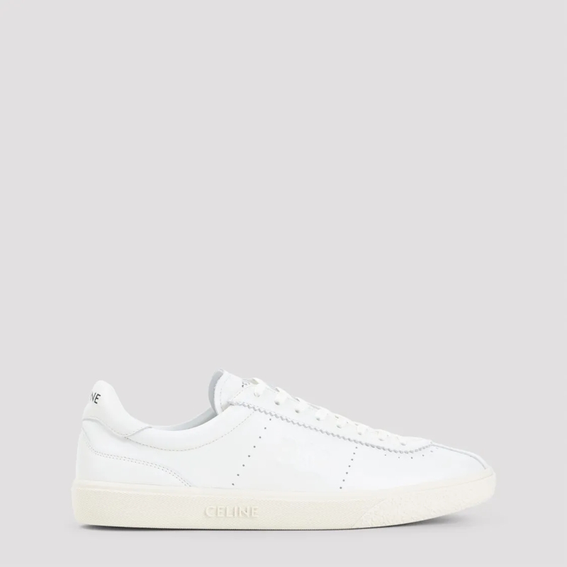 Celine Lage-top sneaker Low Lace-Up Sneakers With Round Toe White