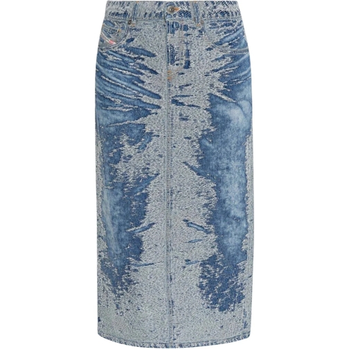 Diesel Midi-Röcke Skirts Denim Blue blau