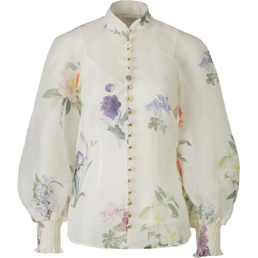 Zimmermann Blusen Natura Organza Blouse mehrfarbig