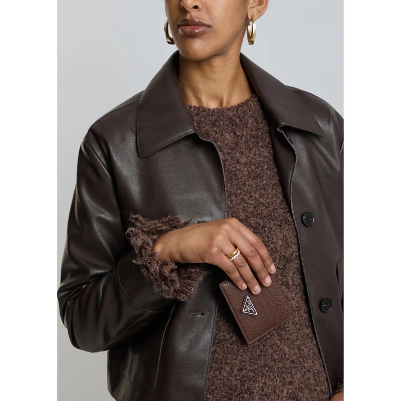 Prada Kartenhalter Credit Card Holder braun(Image 3)