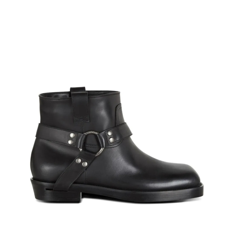 Balmain Stiefel Square Toe Slip-On Boots Black