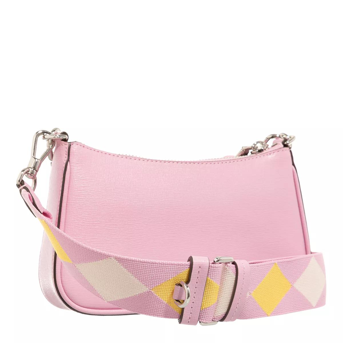 Kate spade new york Crossbody bags Double Up Colorblocked Saffiano Leather in poeder roze