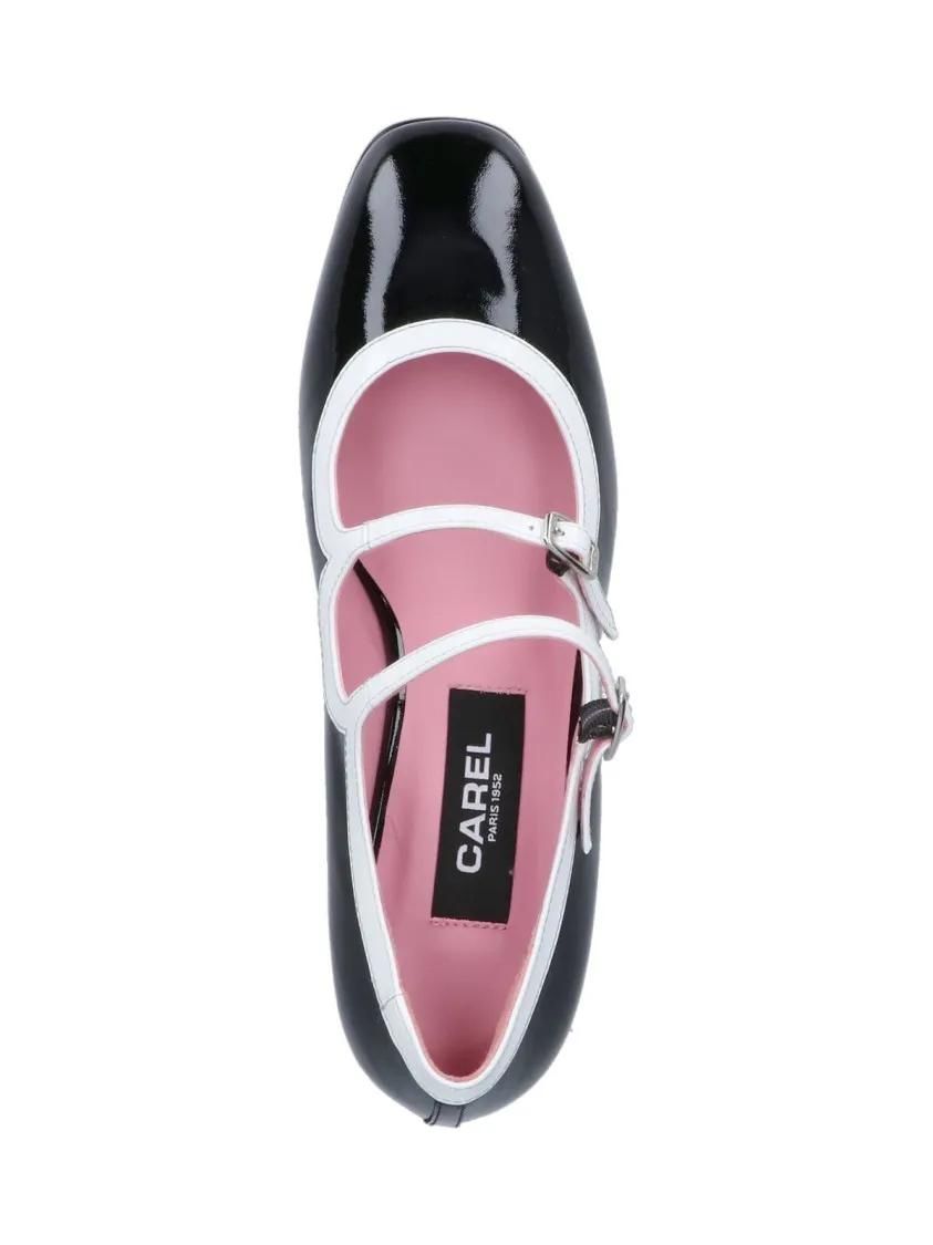 Thumbnail - Carel Paris Hohe Schuhe - "Bleuet" Mary Jane Pumps – Black - Gr. 36,5 (EU) - in Schwarz - für Damen