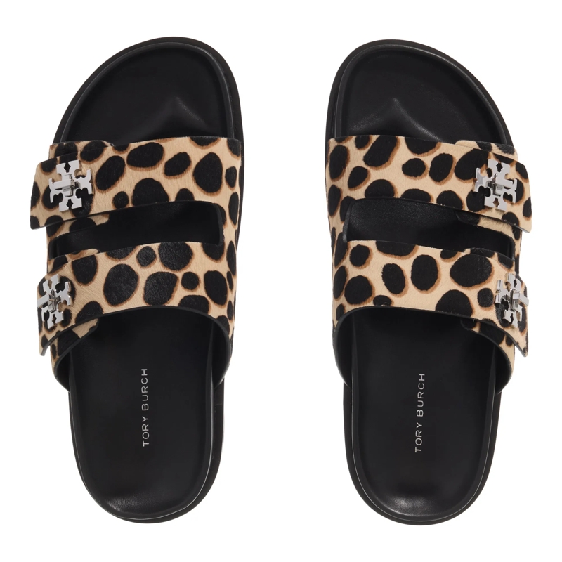 Tory Burch Ballerinas T Lock Sport Slide Trench / Perfect Black(Image 9)