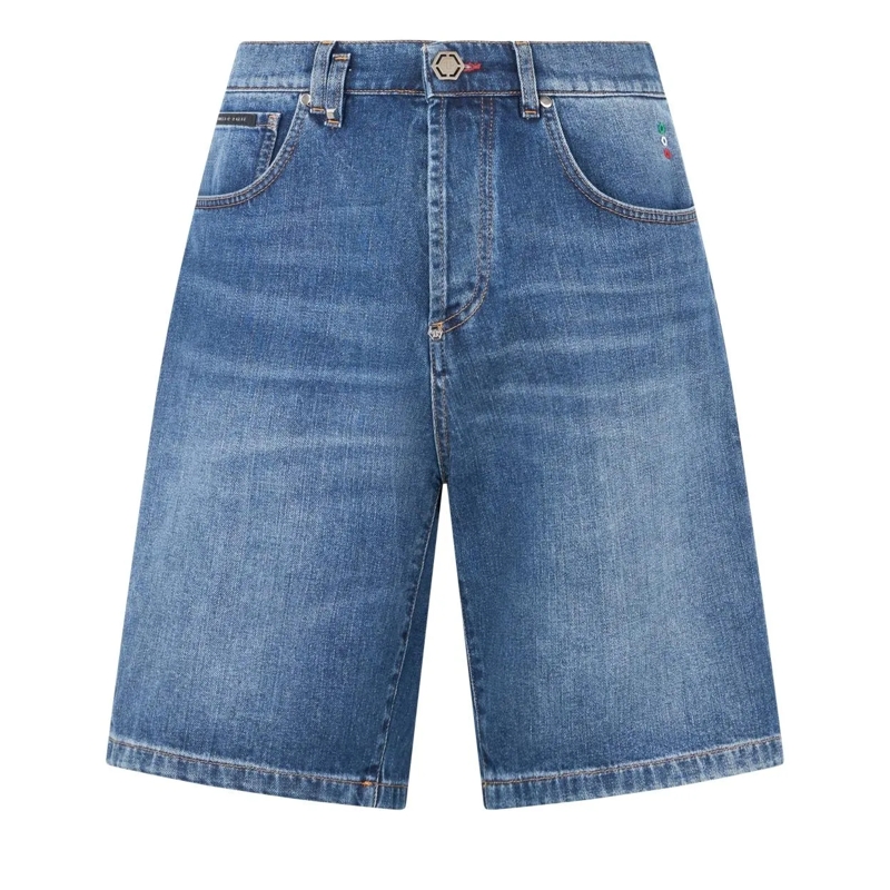 Philipp Plein Shorts Formentera Fit Shorts Basic blau