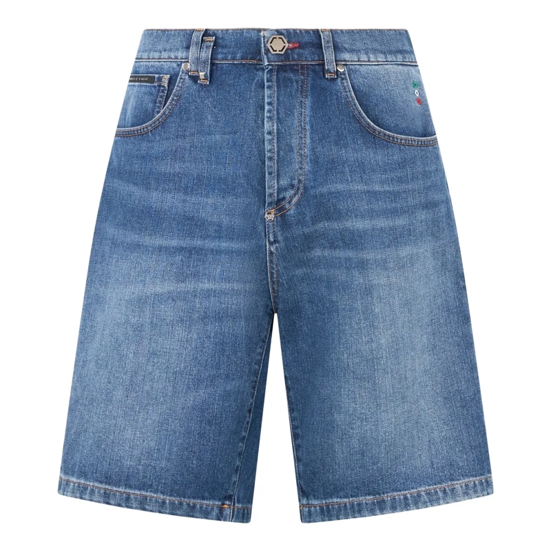 Philipp Plein Shorts Formentera Fit Shorts Basic blau