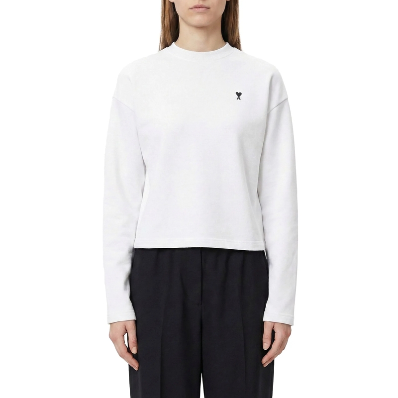 AMI Paris  Sweatshirt mit Logo weiß(Image 2)