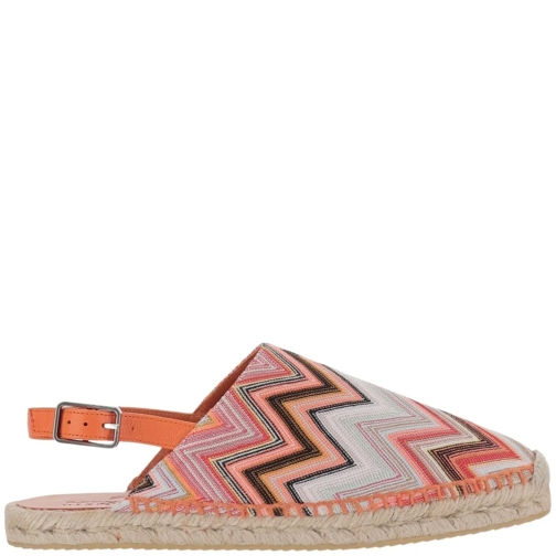 Missoni Mule Geometric Pattern Slippers With Adjustable Heel St Multicolor