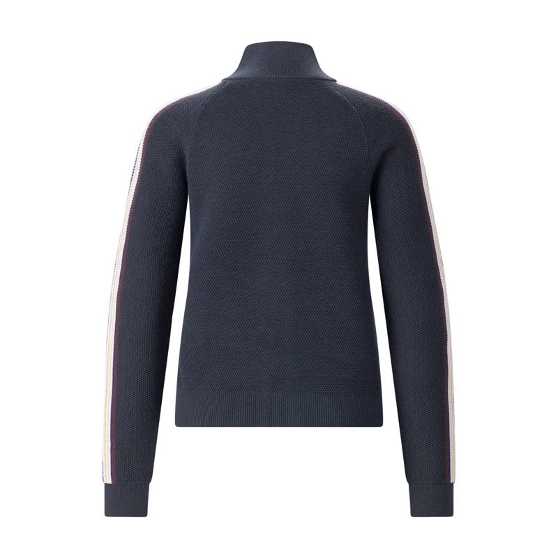 Casablanca Daunenjacke Strickjacke aus Baumwoll-Mix dunkelblau(Image 2)