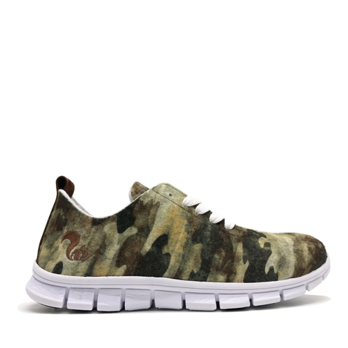 thies Low-Top Sneaker thies ® PET Sneaker camo green | vegan aus recycel mehrfarbig