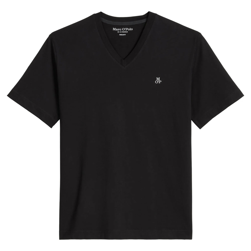 Marc O´Polo Hemd T-Shirt Short Sleeve 1er Pack schwarz