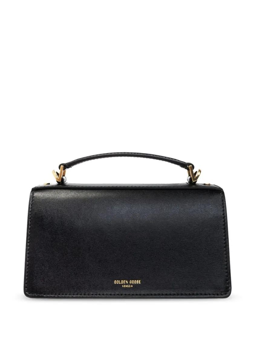 Golden Goose Hobo bags Black Leather Handbag in zwart