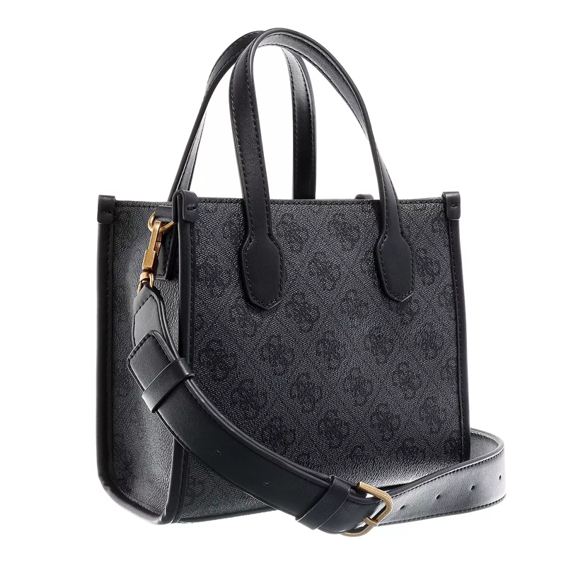Guess Tote Silvana Mini Tote Coal Logo(Image 4)