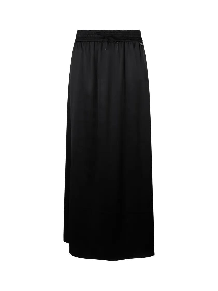 Thumbnail - Herno - Satin Maxi Skirt - Größe 44 - schwarz
