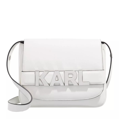 Karl Lagerfeld K/Letters Flap Crossbody White Cross body-väskor