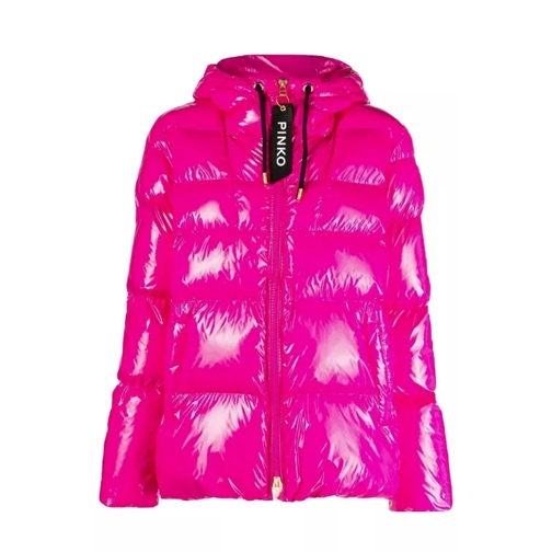 Pinko Pink Down Jacket Pink