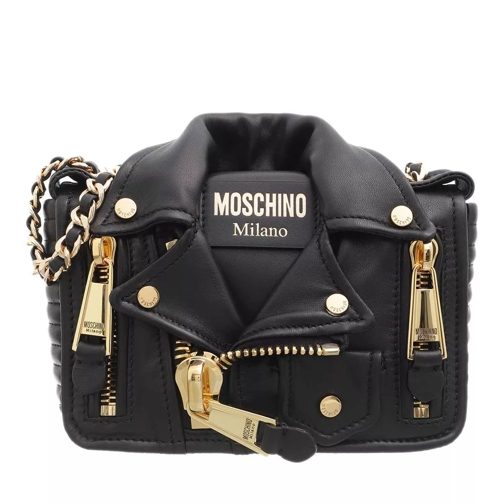 Moschino Shoulder Bag  Fantasy Print Black Crossbodytas